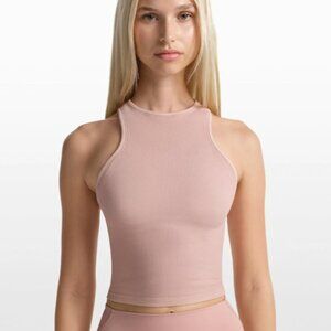 NWT NikeSKIMS Ribbed Seamless Racerfront Tank Himalayan S MSRP $